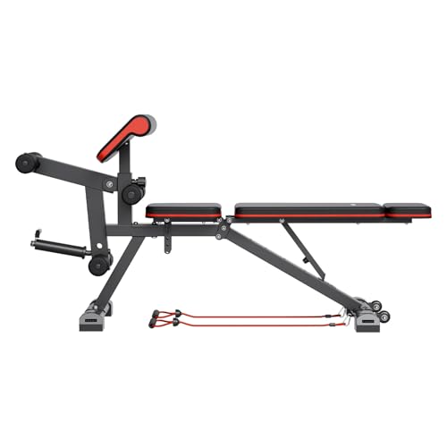800lbs Adjustable Weight Bench with Leg Extension X67758
