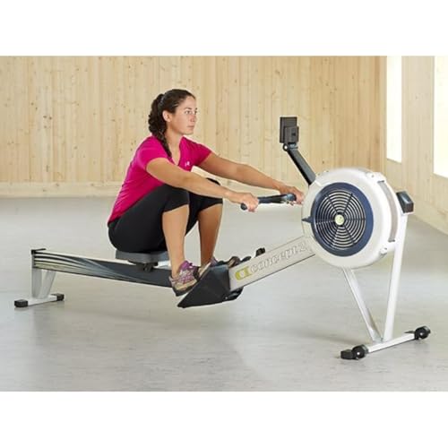 Indoor Rowing Machine with PM5 Monitor, Adjustable Air Resistance (Gray) N57008