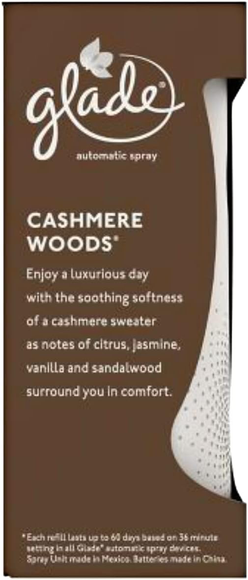 Cashmere Woods Air Freshener Holder with 3 Refills K578