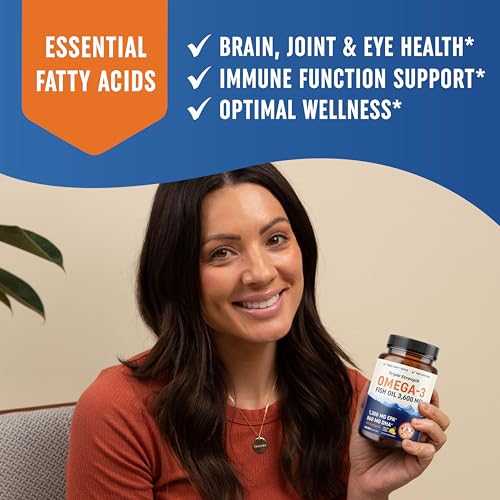 3600 mg Omega 3 Fish Oil Softgels (120 Ct) X399560
