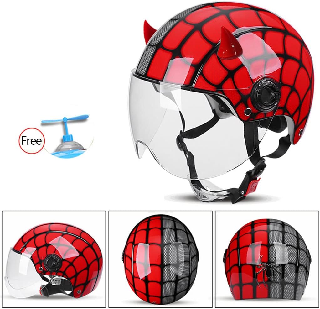 Youth Motorcycle Half Helmet with Visor N706