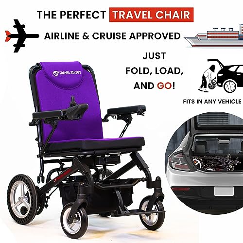 Red Folding Electric Wheelchair S76726
