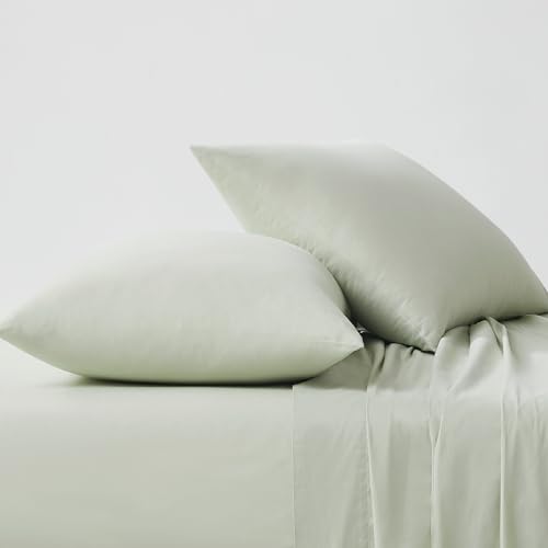 Navy Queen 4-Piece Organic Cotton Sheet Set B421450