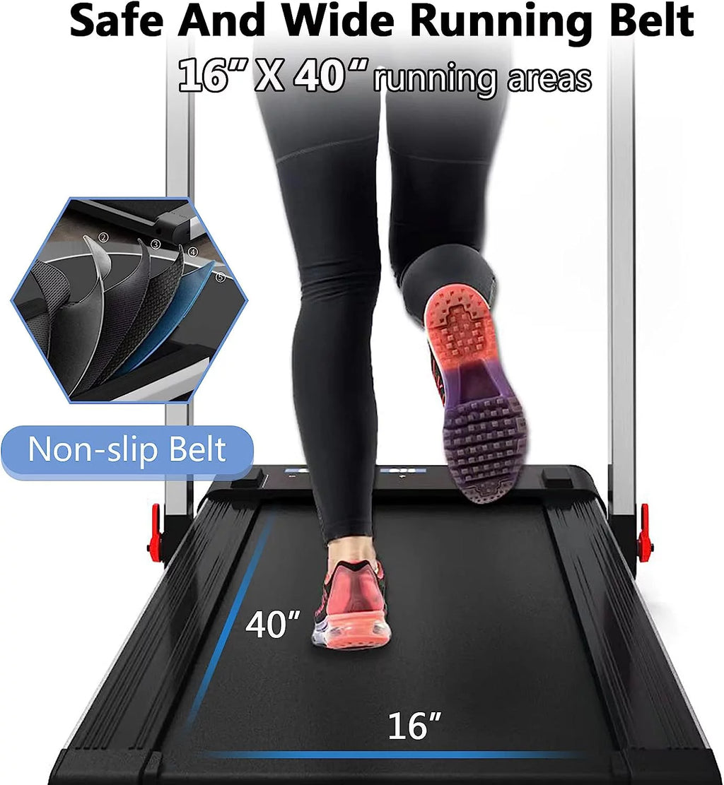 2 in 1 Folding Portable Under Desk Treadmill with Remote Control Y7017
