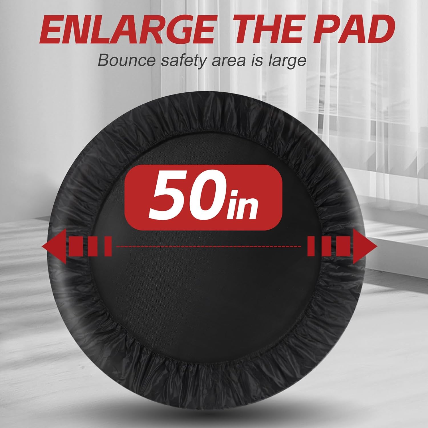 40/50" Foldable Mini Exercise Trampoline A53220