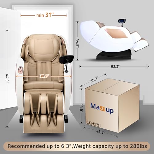 Full Body Zero Gravity Shiatsu Massage Chair with Heat D28838