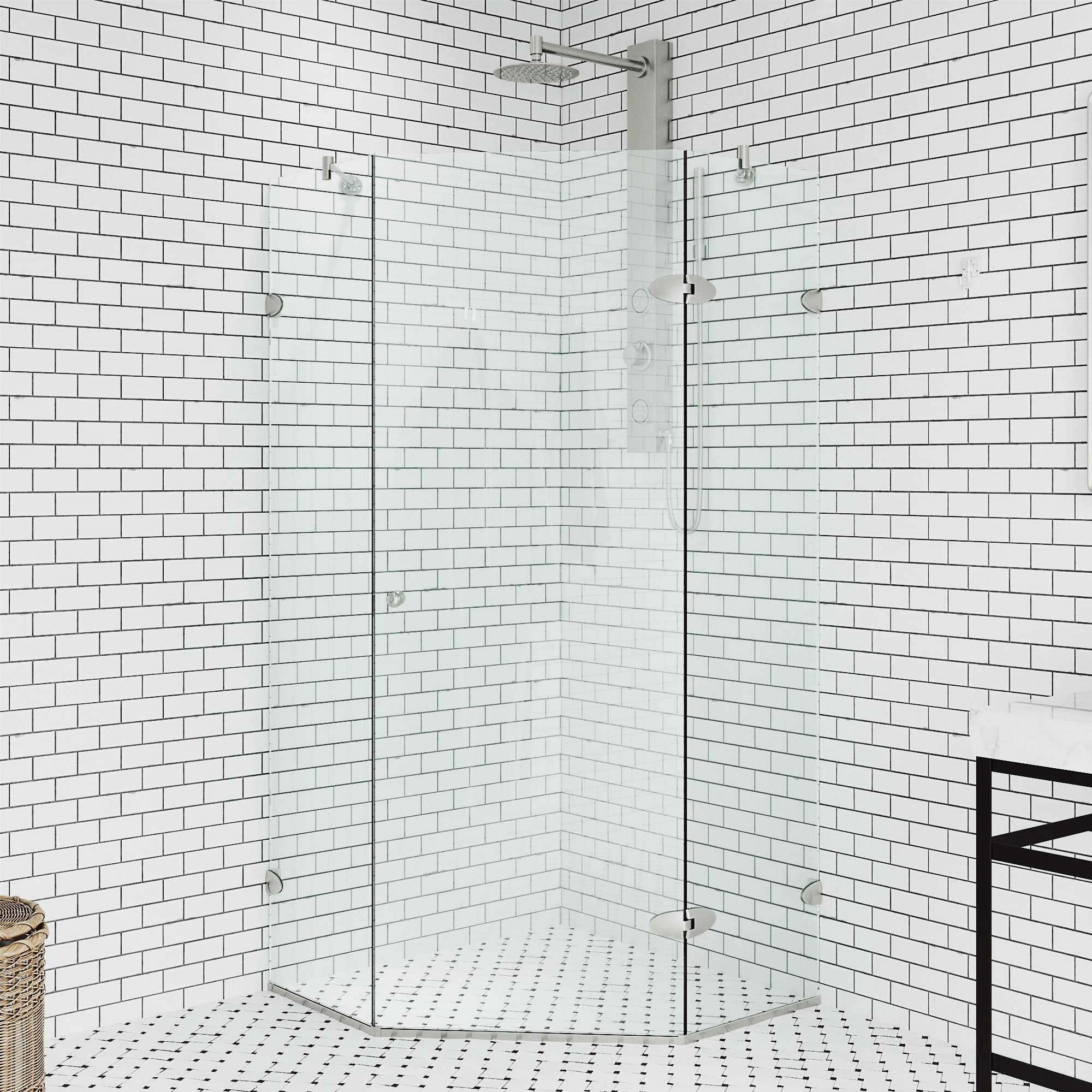 Frameless Clear Shower Enclosure B9261
