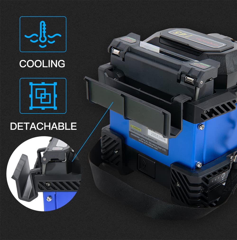 Optical Fiber Fusion Splicer Core Alignment Splicing Machine with Fiber Cleaver P6924