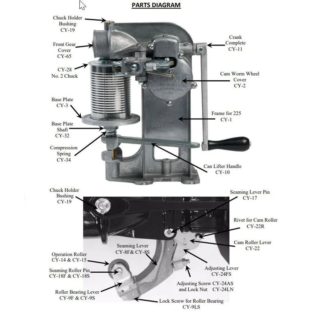Manual Hand Crank Can Sealer V2894