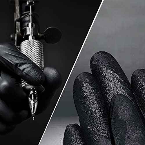Black 6-mil Disposable Nitrile Exam Gloves N4667