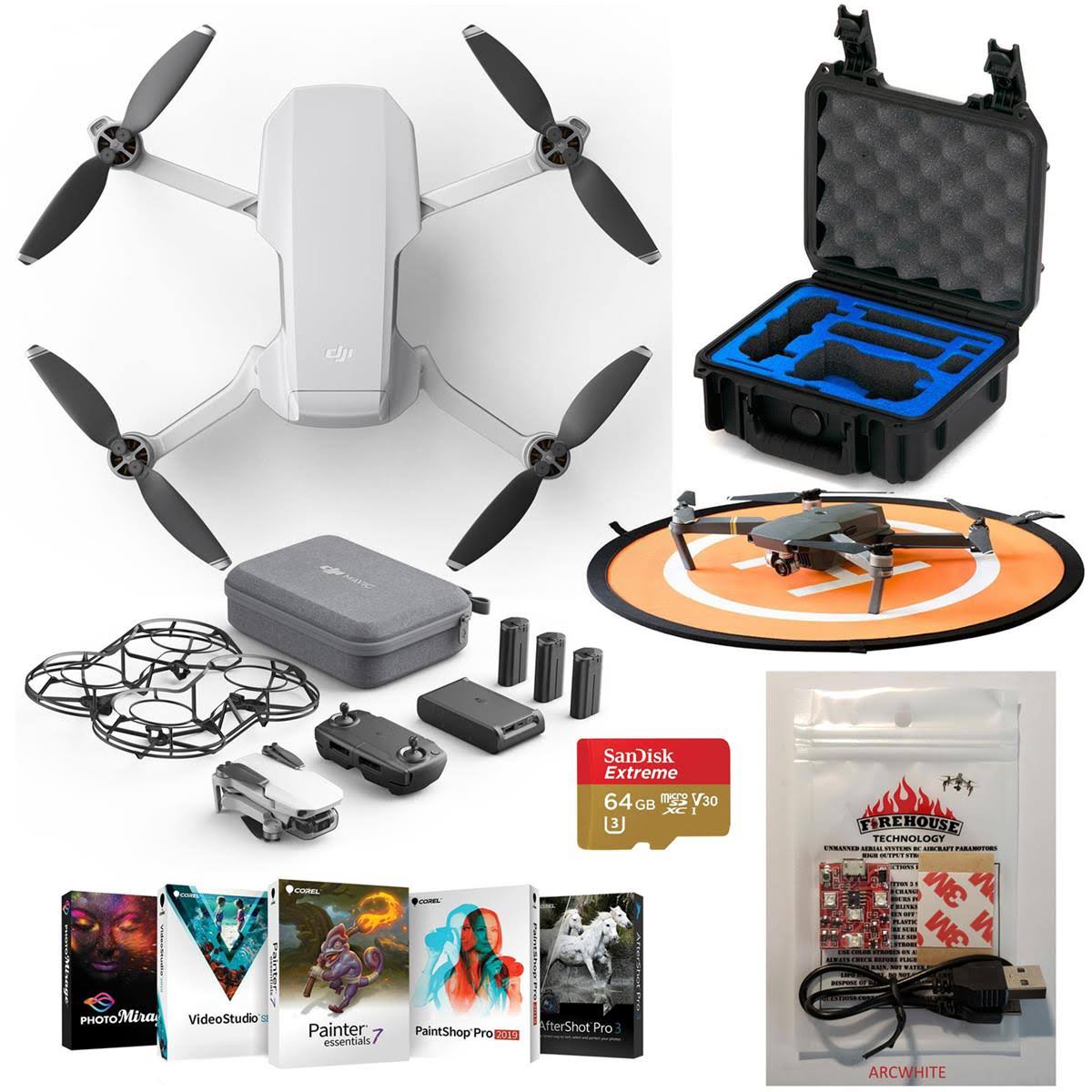 Mavic Mini Fly More Combo with 64GB microSDXC Card and Case Q368748