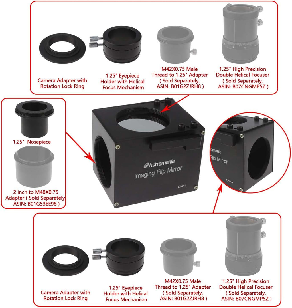 1.25" Astrophotography Flip Mirror U3595