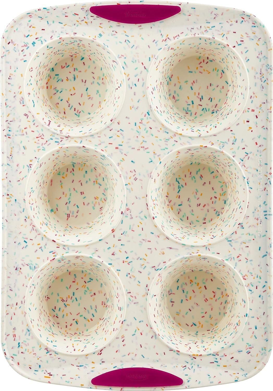 6-Cavity Silicone Jumbo Muffin Mold R334402