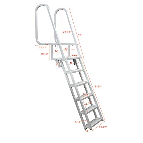 4-Step Flip-Up Dock Ladder B870