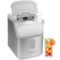 Compact Countertop Nugget Ice Maker, 33lbs per Day, Metallic Finish X900