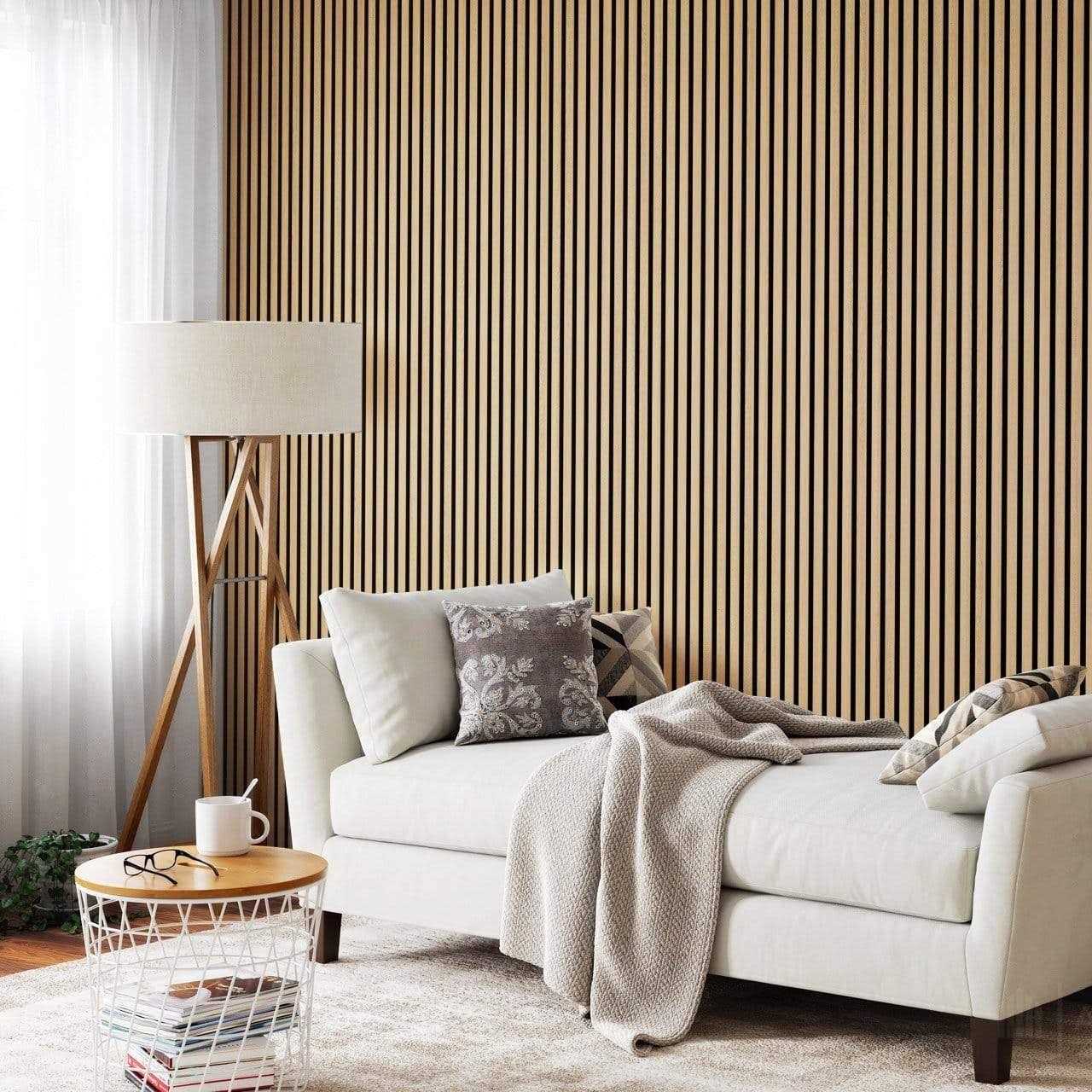 Oak Acoustic Slat Wood Wall Panels V69159