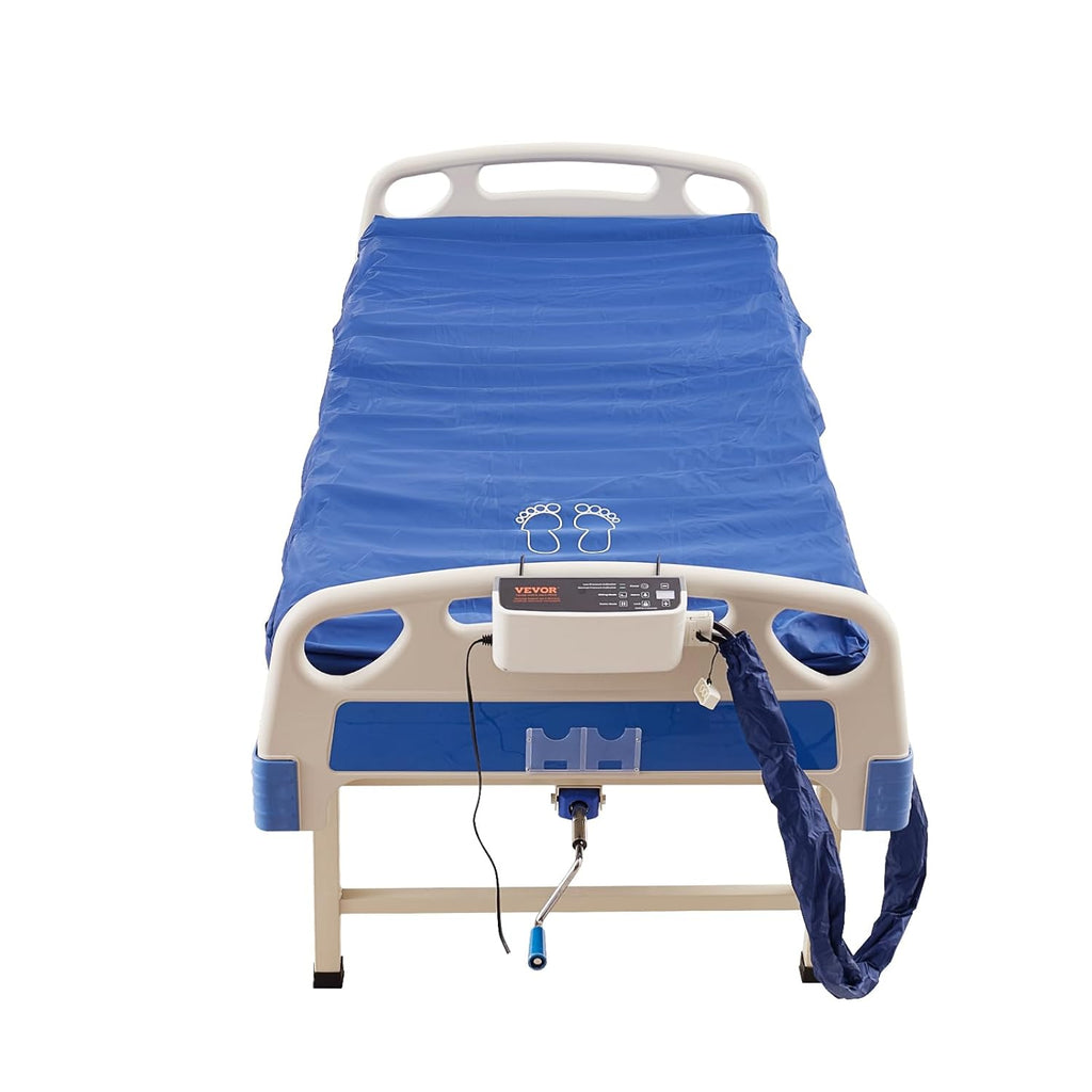 Alternating Air Pressure Mattress, Dual-Layer Pad for Hospital Beds, 450LBS Loading with Electric Quiet Pump X168690