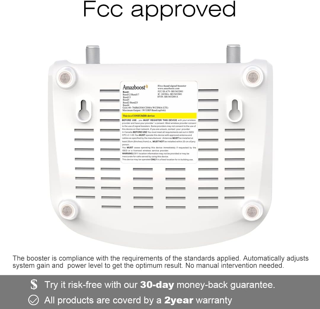 Cell Phone Signal Booster Kit for 3G/4G/5G LTE Data Up to 4,000 Sq ft K1025
