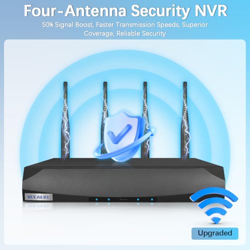 5MP Outdoor Wireless Security Camera System A1863