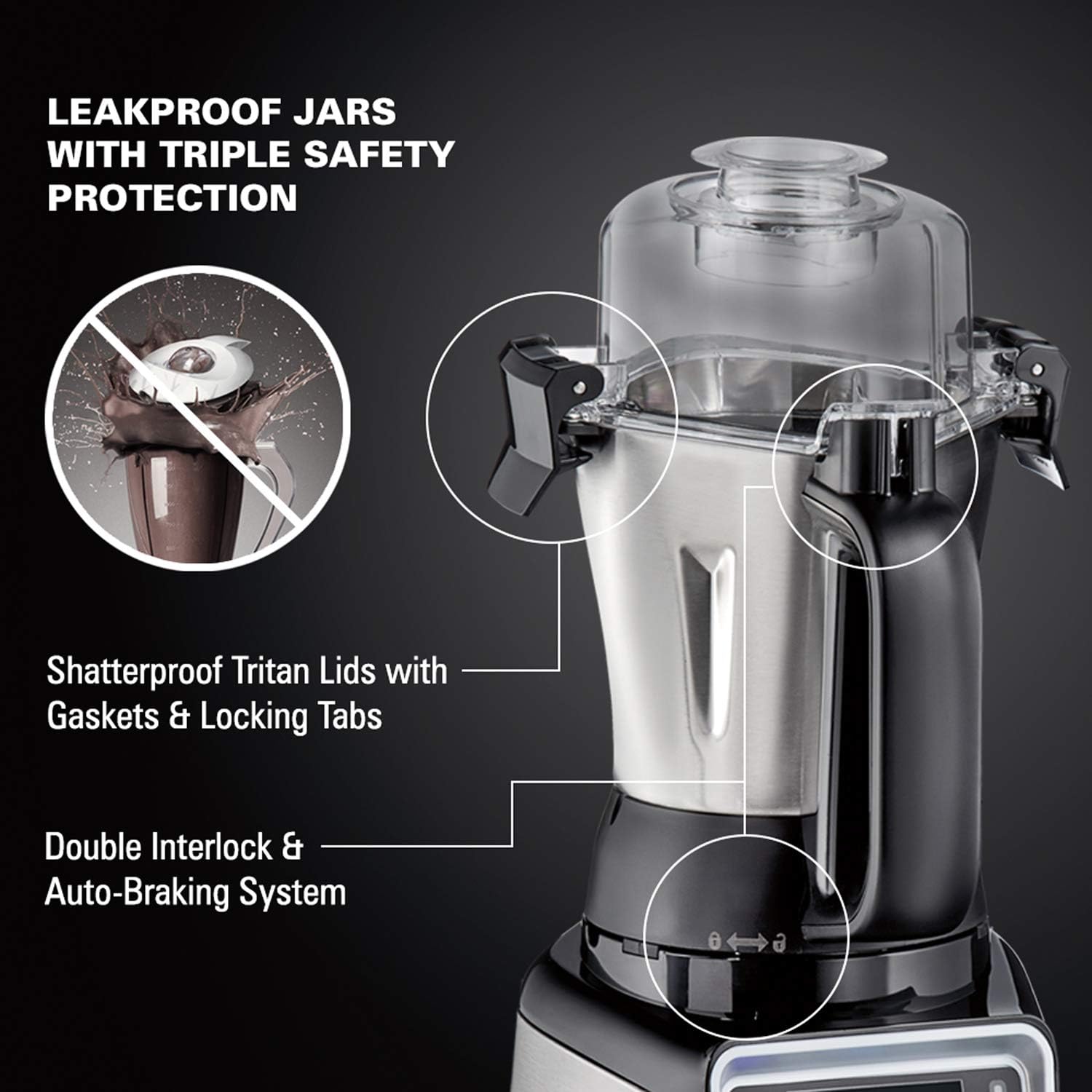 4-in-1 Juicer Mixer Grinder, 1400 Watt, 3 Leakproof Jars K5889
