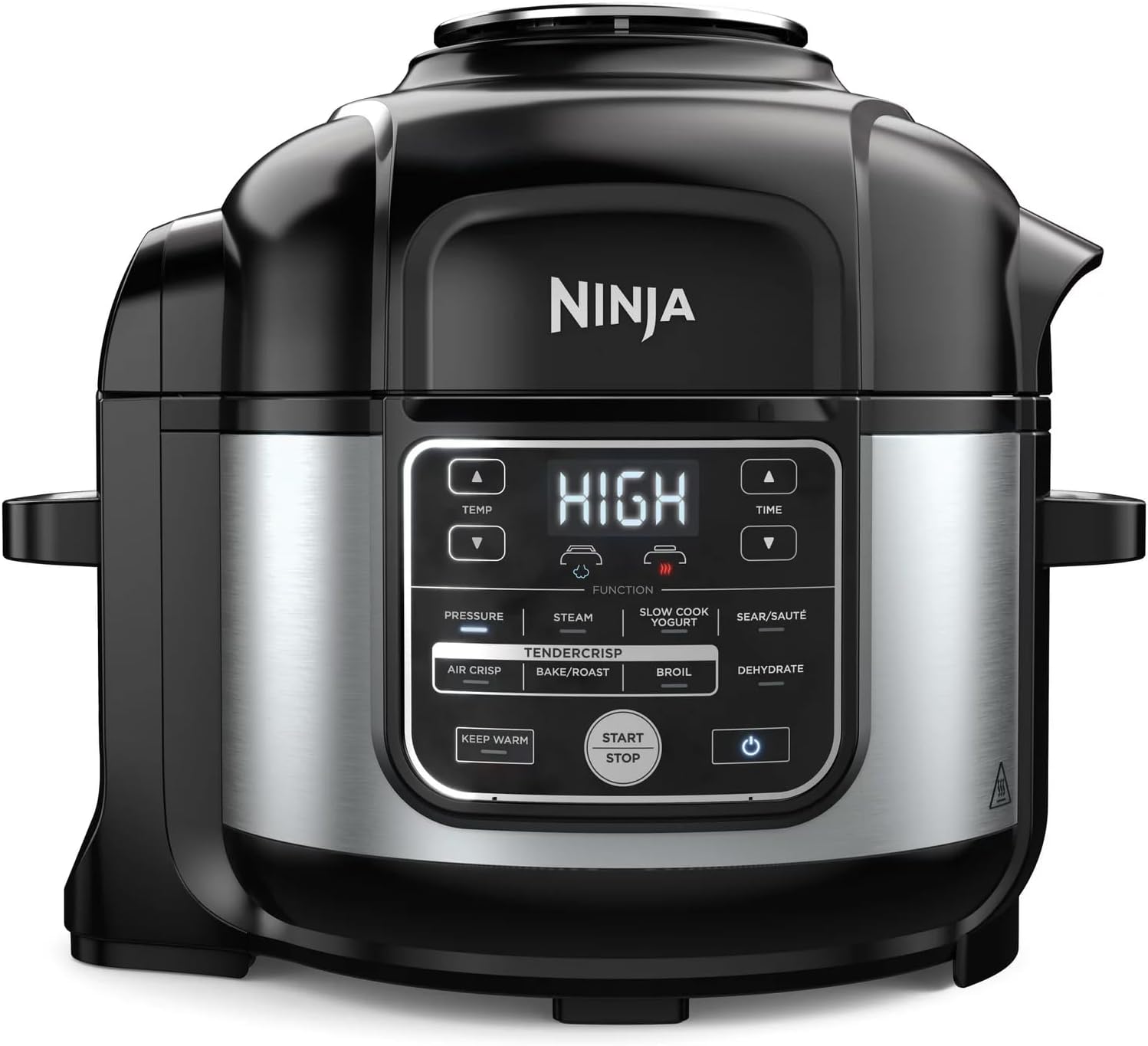 10-in-1 6.5-Quart Pro Pressure Cooker Air Fryer Multicooker, Stainless C4372