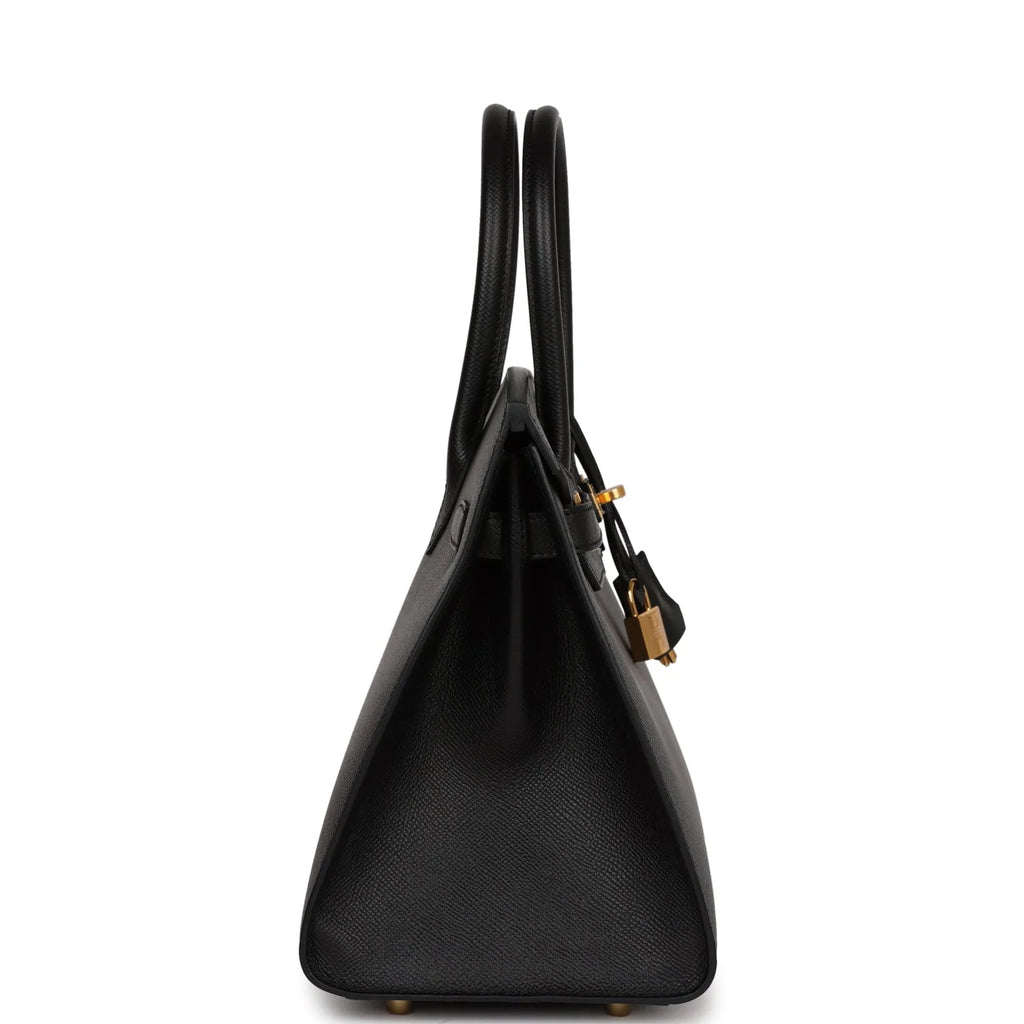 Black Epsom Leather Birkin 30 T46003