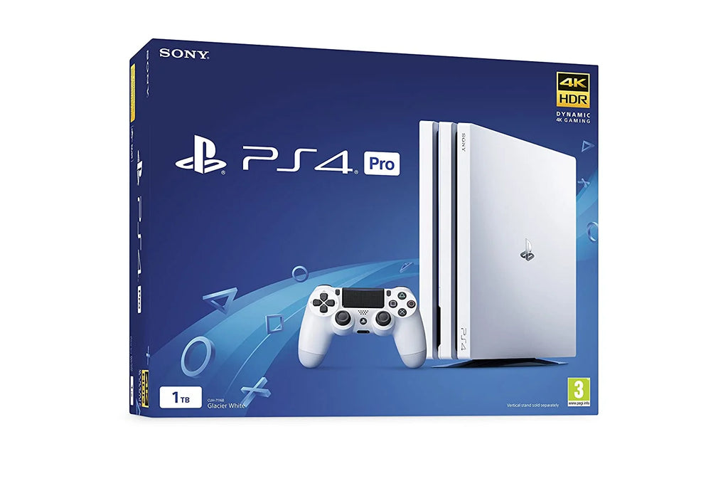 PlayStation 4 500GB Matte White Gaming Console with 2 Controller N296625