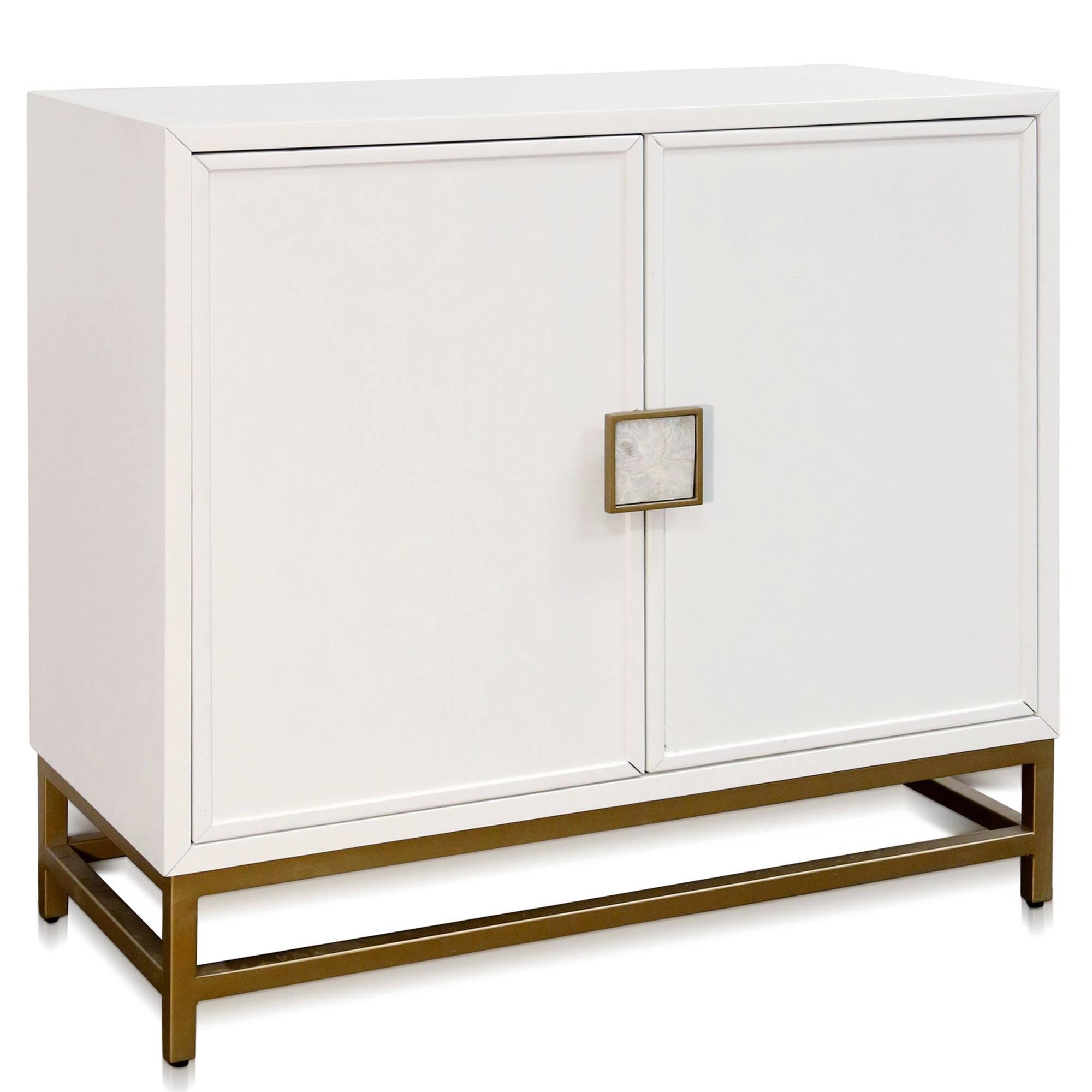 White Two Door Accent Cabinet L83444