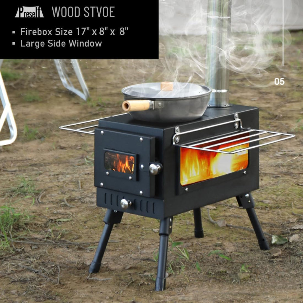 Large Side Window Wood Burning Stove (XL) L10489