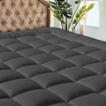 Twin XL White Quilted Mattress Pad B995