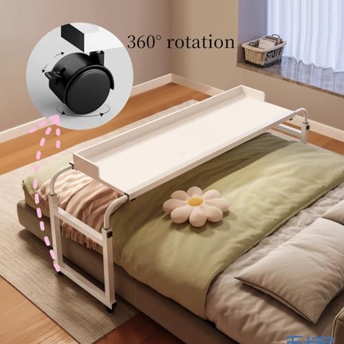 Adjustable Height Overbed Table with Wheels C4681