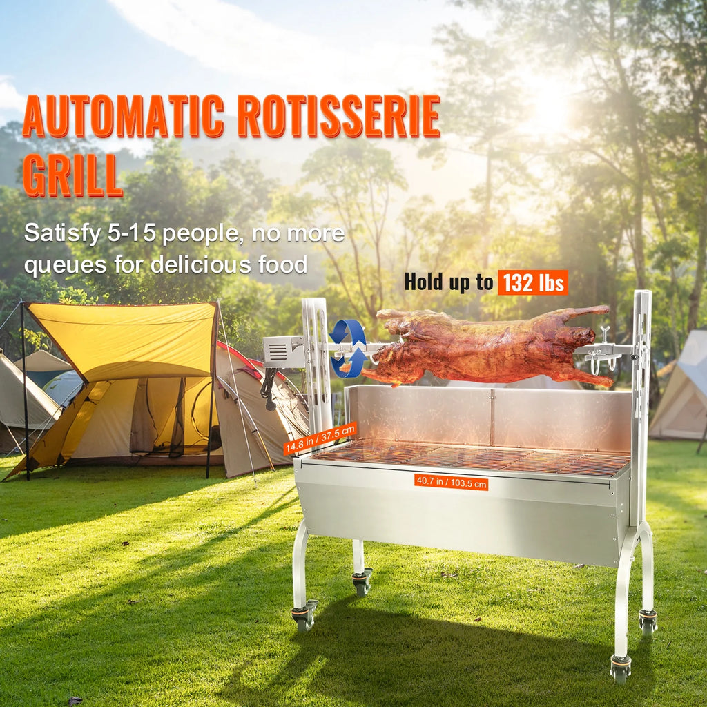 46 inches 50W 60KG Rotisserie BBQ Grill K759769