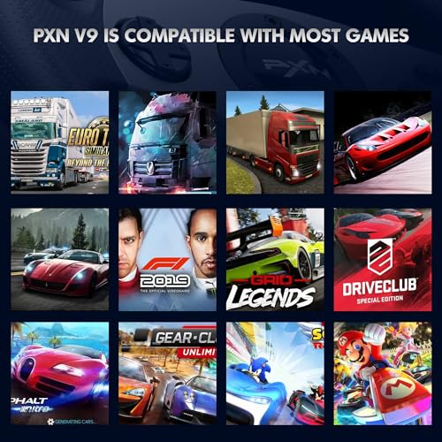 Racing Wheel with Shifter and Pedal for PS4, PC, PS3, Xbox M965
