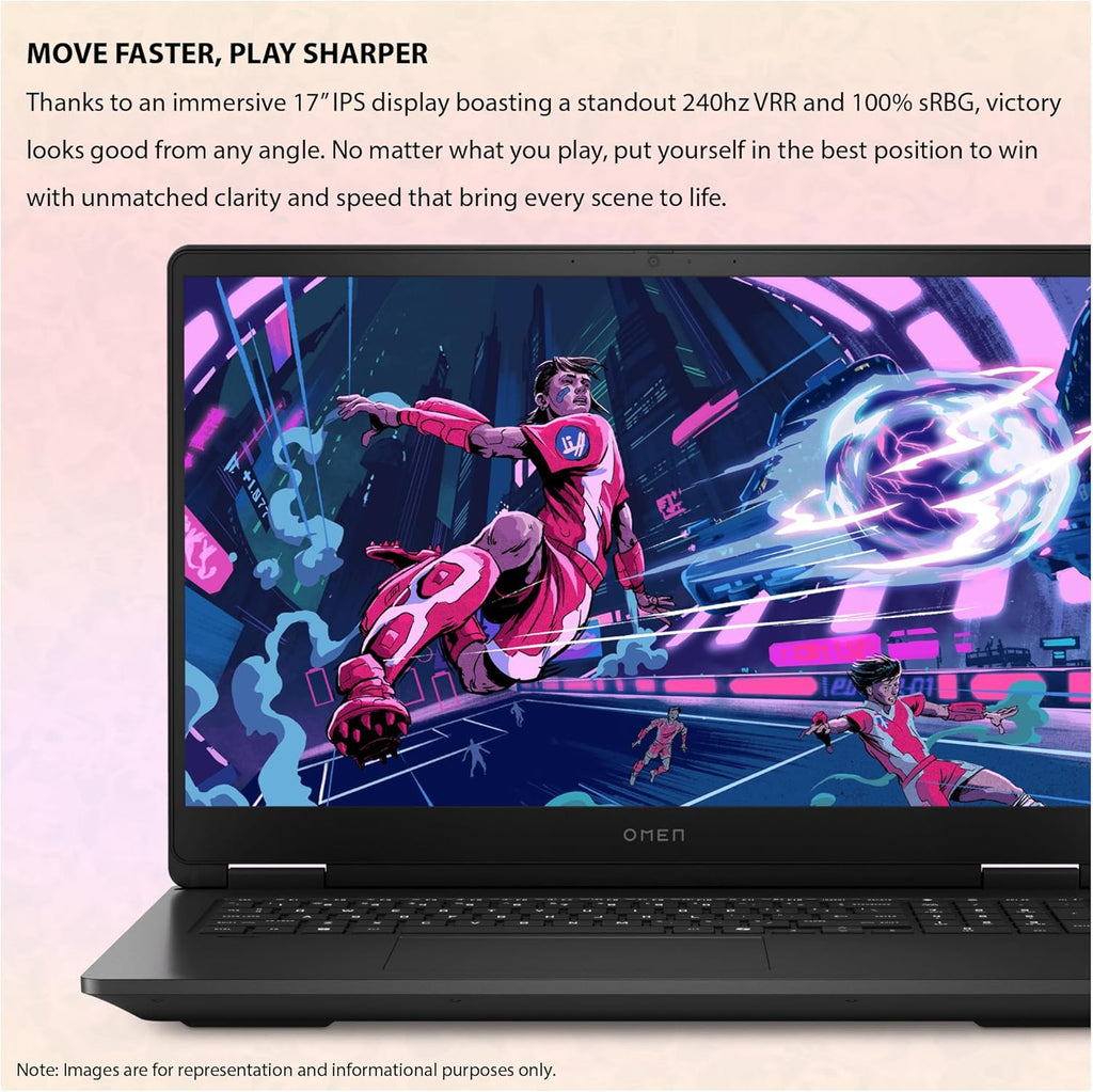 Black 17.3" QHD Gaming Laptop with AMD Ryzen 7 8845HS, 64 GB DDR5 Ram, 2 TB PCIe SSD, Nvidia Geforce RTX 4070, W11 Home R453