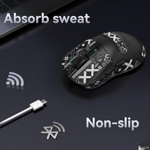 White 49g Ergonomic Wireless Gaming Mouse L784596