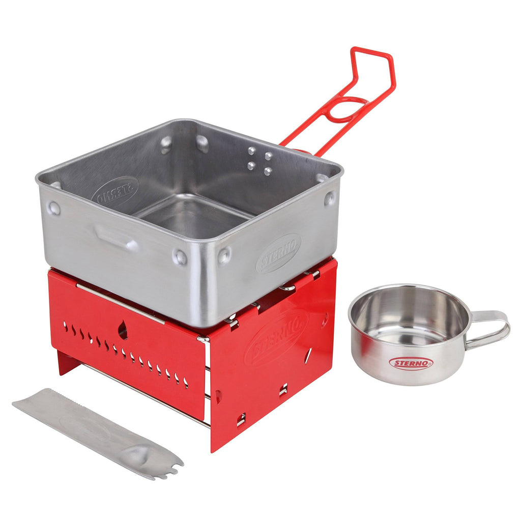 Camp Stove Kit with Frame and Wind-Shield Panels D39689