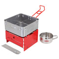 Camp Stove Kit with Frame and Wind-Shield Panels D39689