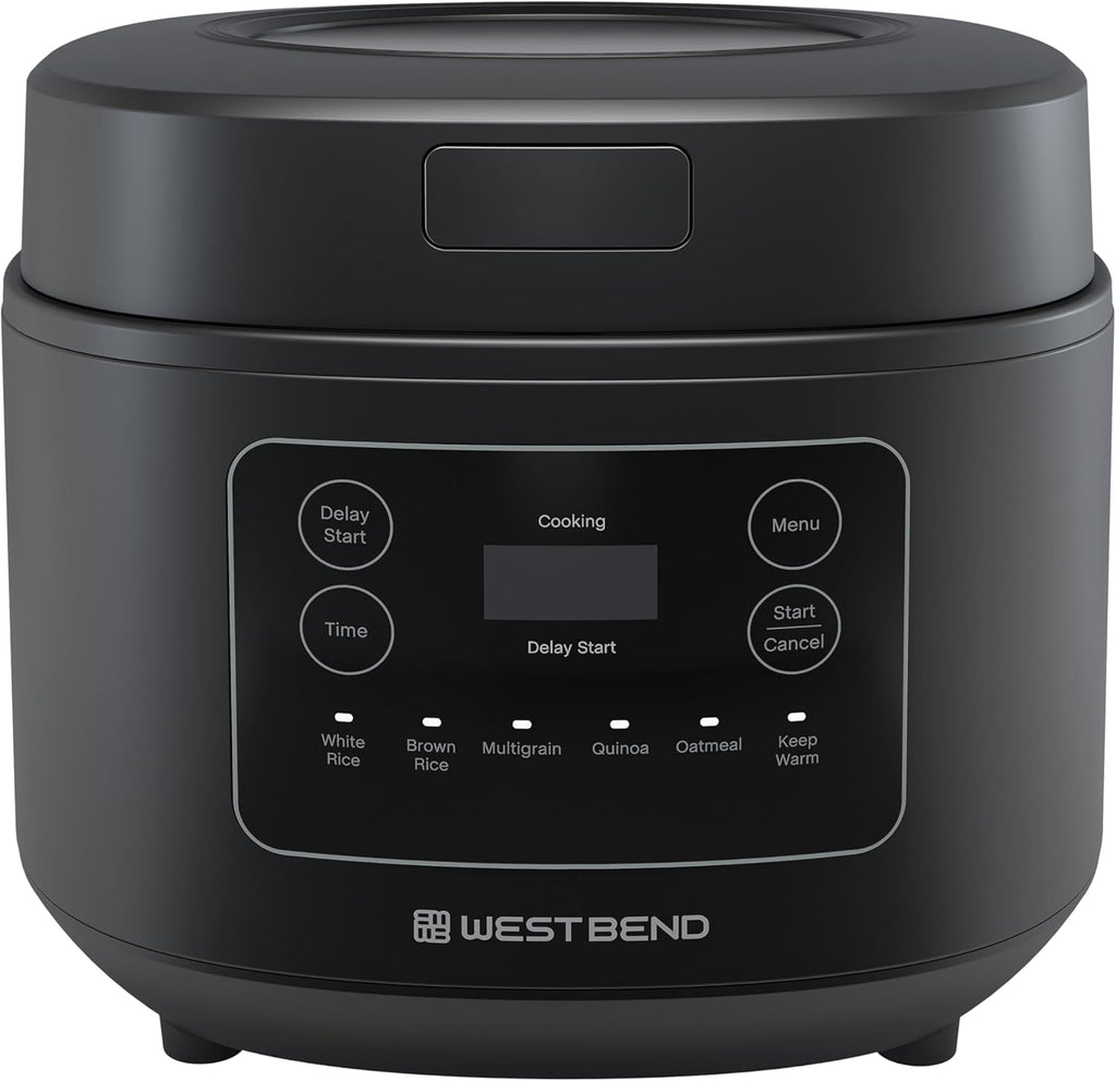 12 Cups Black Rice Cooker with Steam Basket F566820