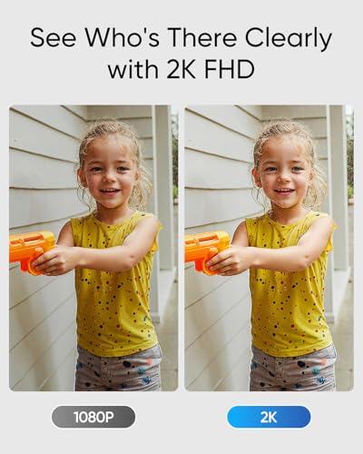 2K FHD Video Doorbell with Dual Power Options E653