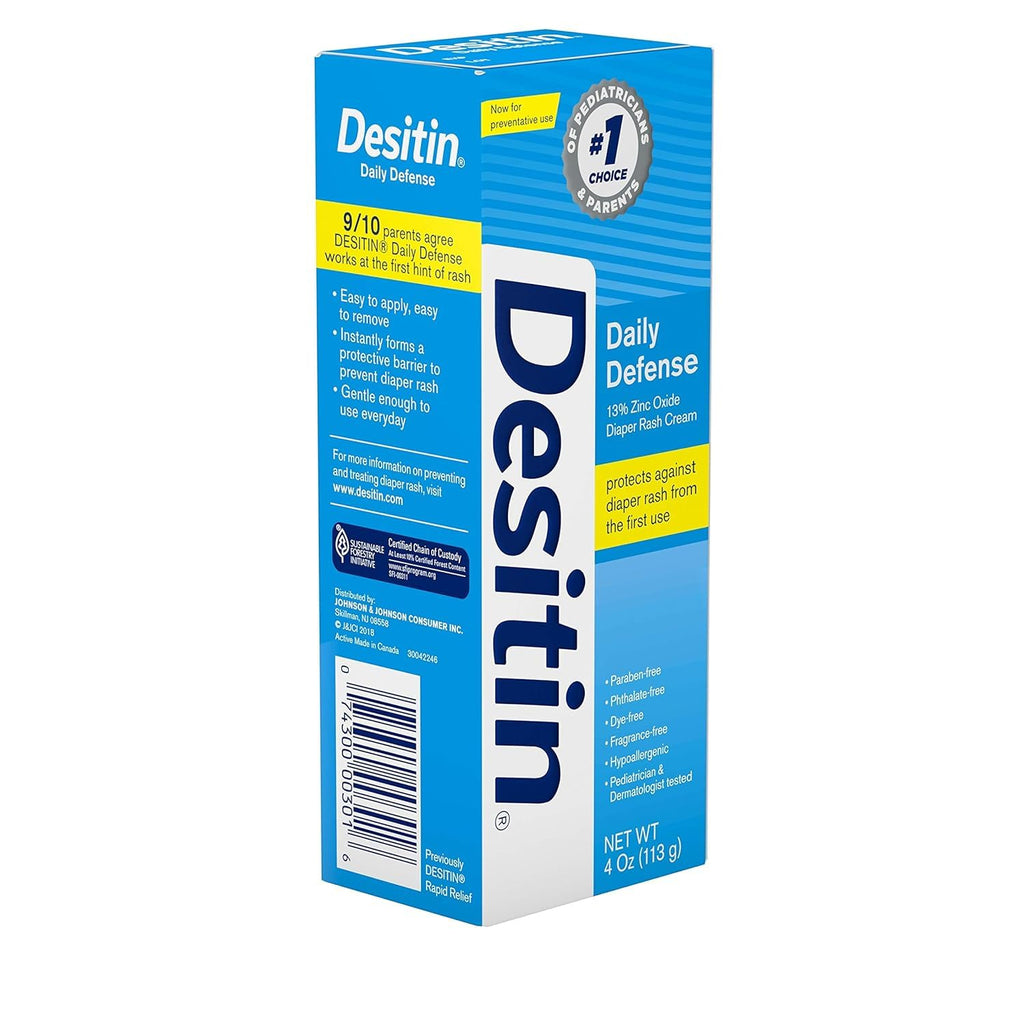 Zinc Oxide Diaper Rash Cream 4 oz (Pack of 2) O69754