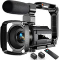 4K 48MP 60FPS Ultra HD Video Camera with Microphone 6-Axis Anti-Shake IR Night Vision Recorder N2631