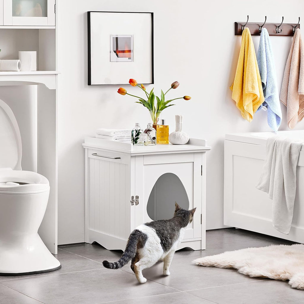 Hidden Cat Litter Box Enclosure Furniture Z946