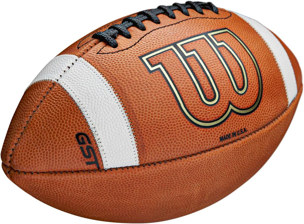 Leather Game Football Official Size Tan M266