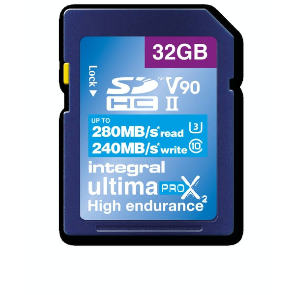 32 GB 280/240 MB/s UHS-II SDXC Memory Card S30020