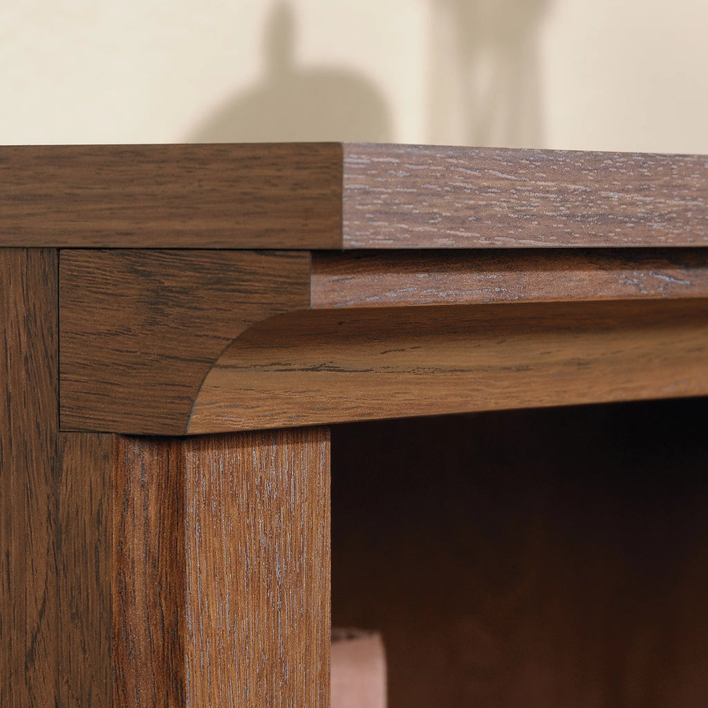 Oiled Oak Finish 2-Shelf Bookcase C5297