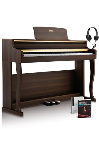 88-Key Weighted Digital Piano Keyboard with Triple Pedal A788696