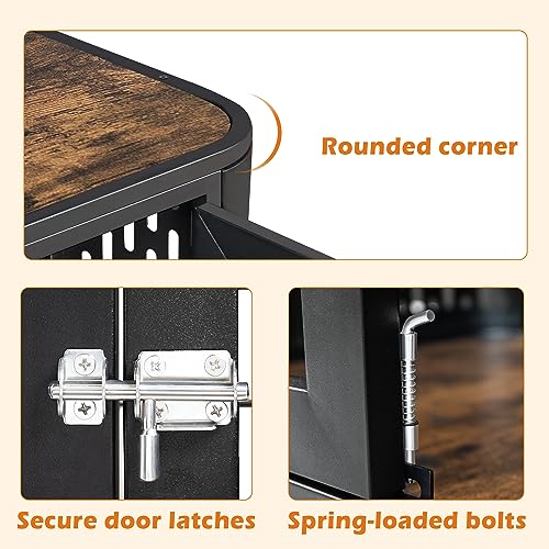 42 inch Heavy Duty Dog Crate Furniture S497