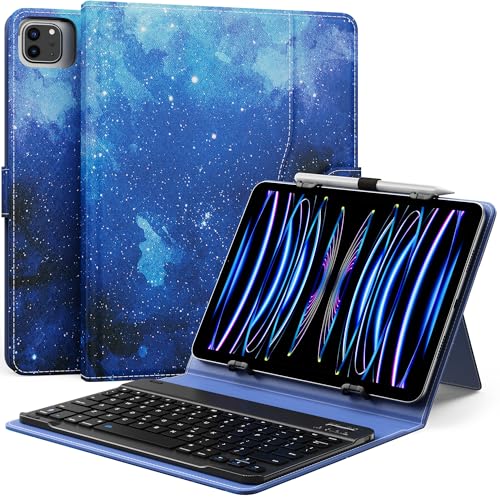 Universal Tablet Case with Removable Wireless Bluetooth Keyboard & Pen Holder A50537