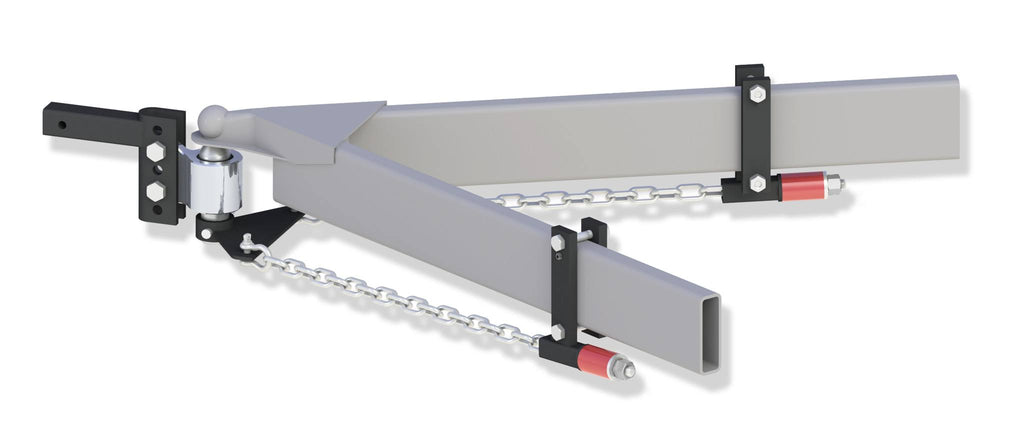 Weight Distribution Hitch 4in Drop/Rise 2in Ball Universal Frame Brackets B245