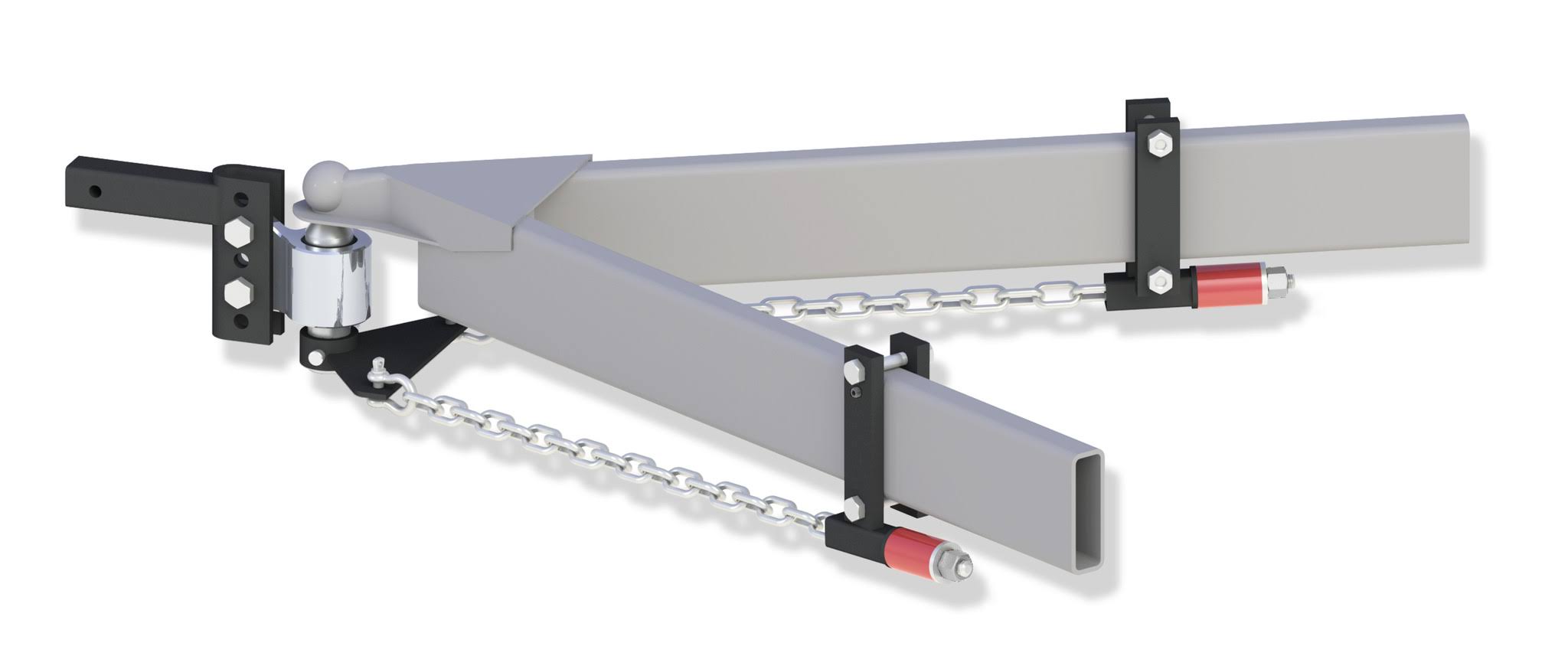 Weight Distribution Hitch 4in Drop/Rise 2in Ball Universal Frame Brackets B245